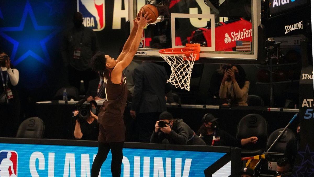 Anfernee Simons - Portland Trail Blazers - NBA All Star - Slam Dunk Contest 2021