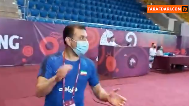واکنش غلامرضا محمدی، سرمربی تیم ملی کشتی آزاد پس از برد شعبانی در مرحله نیمه نهایی برابر حریف هندی / ویدیو