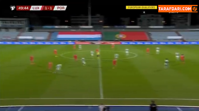 گل کریستیانو رونالدو به لوکزامبورگ (لوکزامبورگ 1-2 پرتغال)