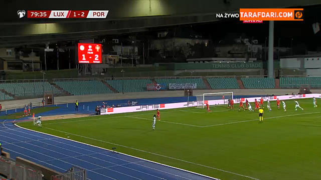 گل ژائو پالینیا به لوکزامبورگ (لوکزامبورگ 1-3 پرتغال)
