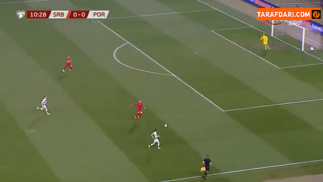 گل دیوگو ژوتا به صربستان (صربستان 0-1 پرتغال)