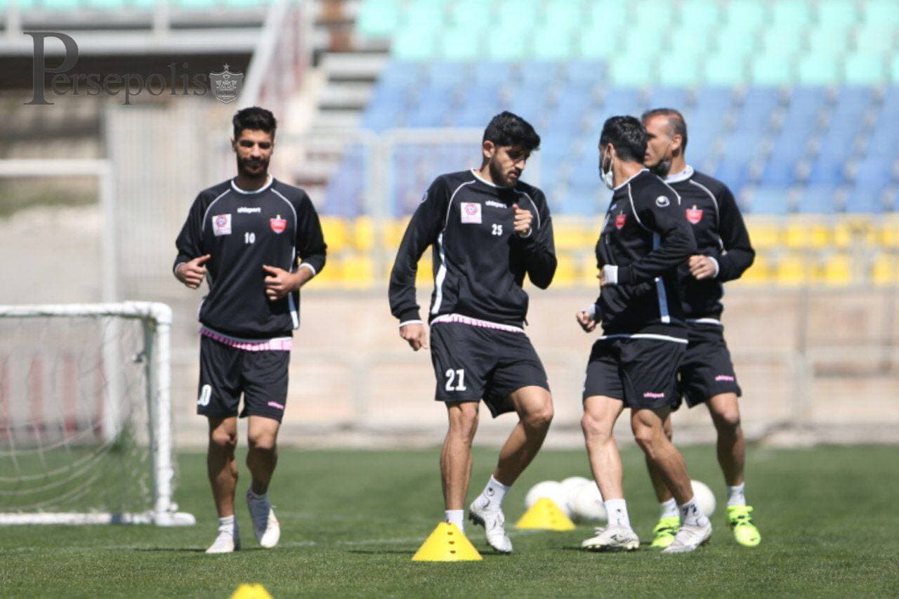 از حضور شکوری تا فوتبال درون تیمی / گزارش تصویری تمرین پرسپولیس