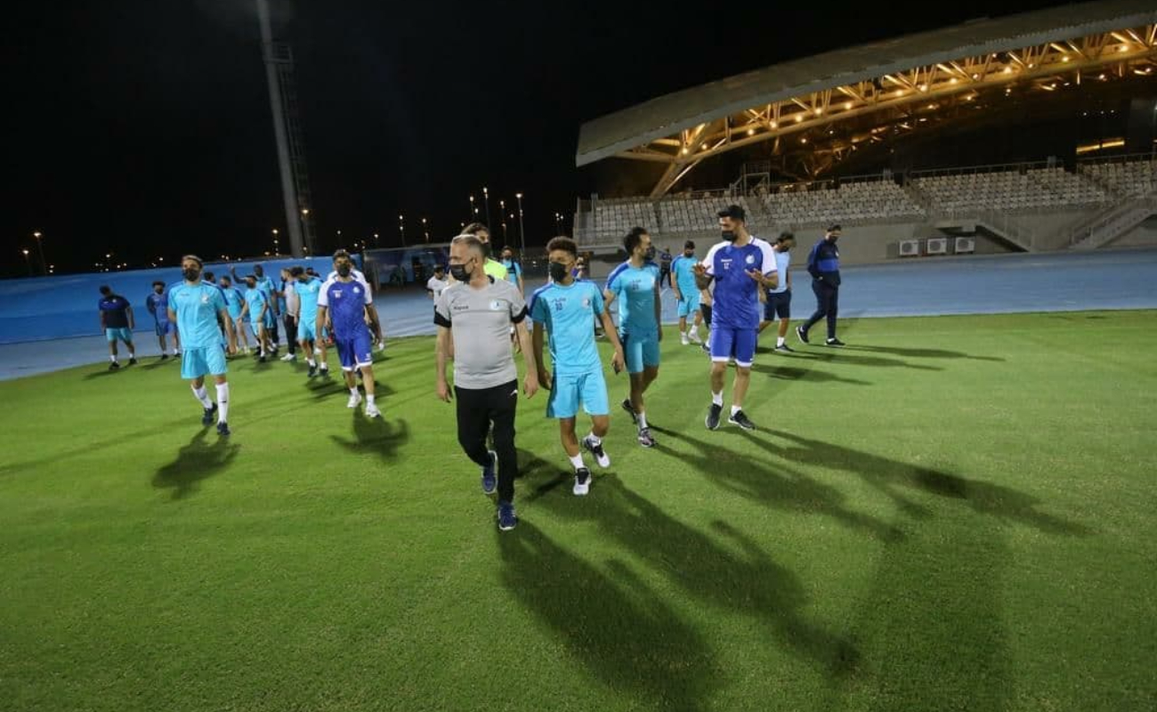 بازدید استقلالی ها از زمین بازی برابر الاهلی