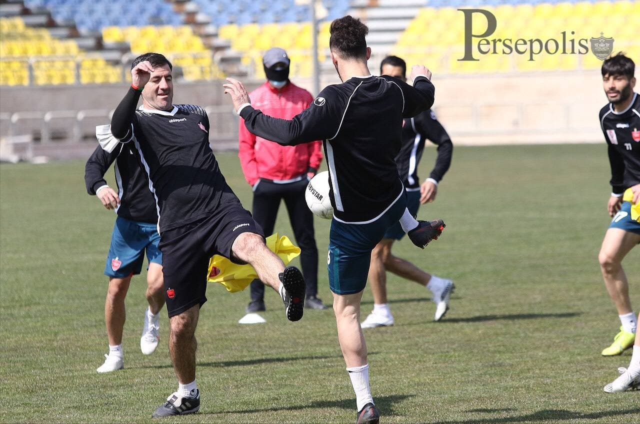 گزارش تمرین پرسپولیس؛ آقا وسط و فوتبال هدفمند