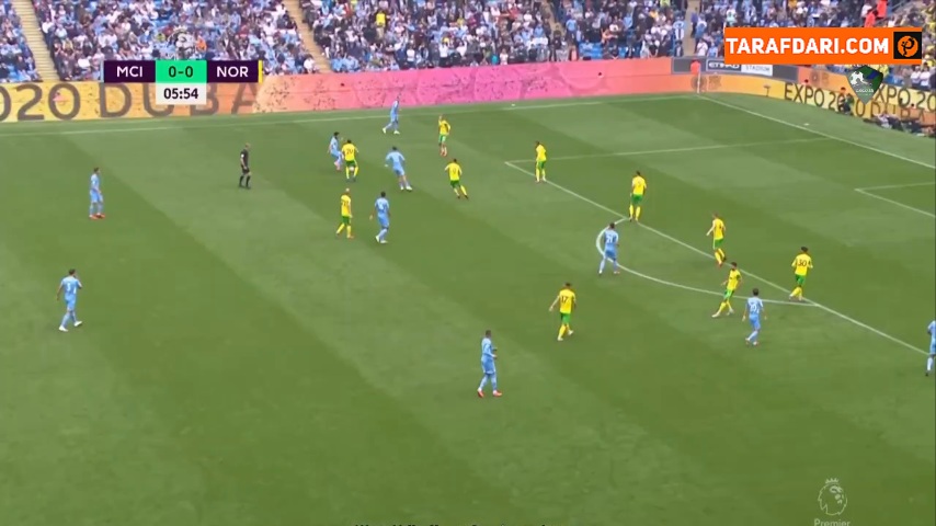 گل به خودی تیم کرول مقابل منچسترسیتی (منچسترسیتی 1-0 نوریچ سیتی) 