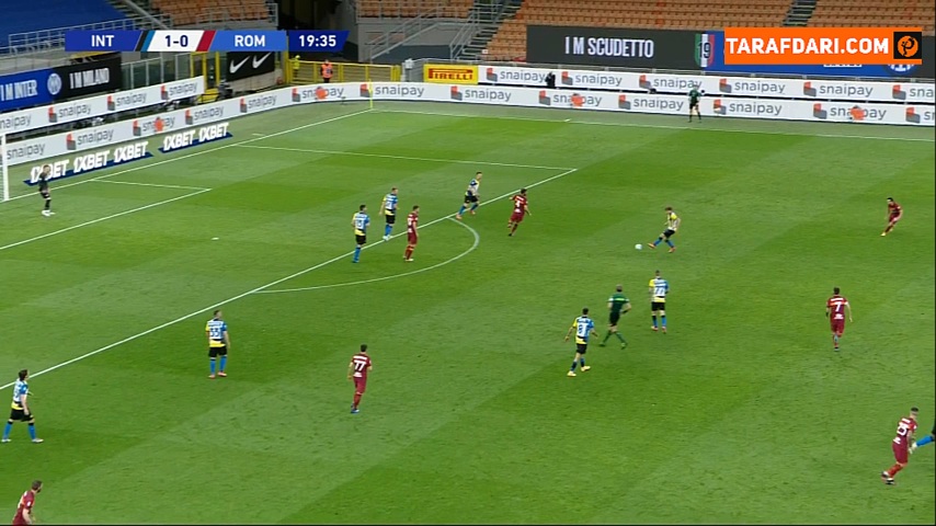 گل ماتیاس وسینو به رم (اینتر 2-0 آاس رم) 