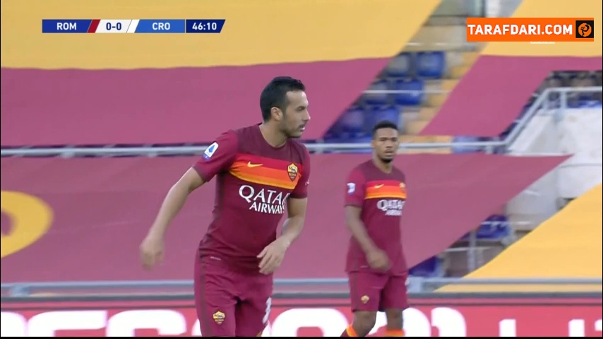 گل بورخا مایورال به کروتونه (آاس رم 1-0 کروتونه)