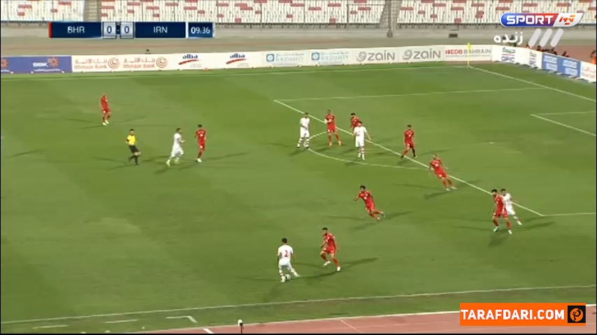 موقعیت خوب گلزنی ایران مقابل بحرین که توسط مهدی طارمی از دست رفت (ایران 0-0 بحرین)