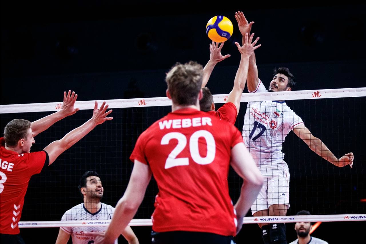 لیگ ملت های والیبال | ایران 2-3 آلمان / بی دقتی ها کار دست ایران داد