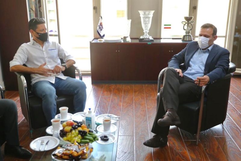 علیرضا فغانی با رئیس فدراسیون فوتبال دیدار کرد