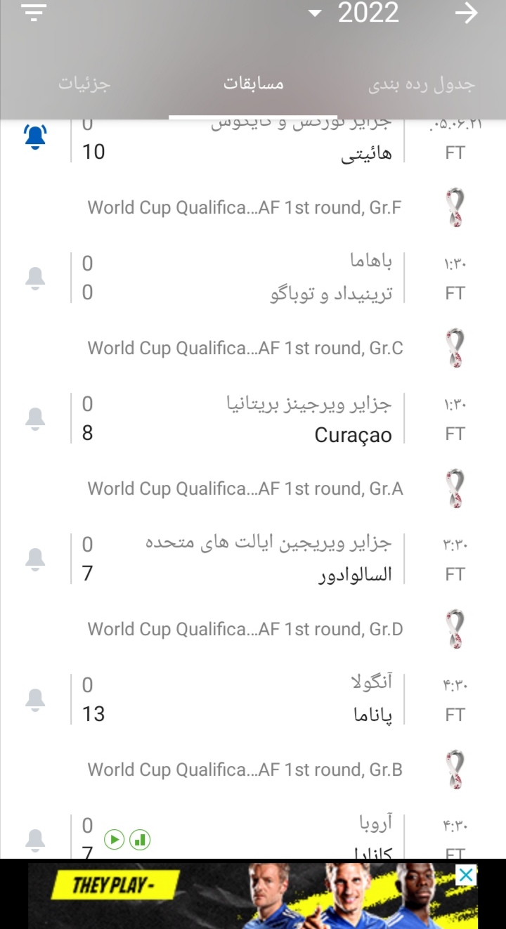 رد و بدل شدن 45 گل در 5مسابقه رسمی فیفا??