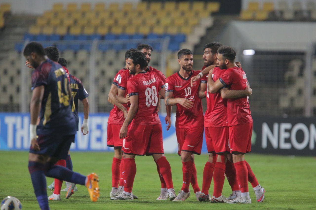 پوستر رسمی باشگاه الوحده برای دیدار با پرسپولیس