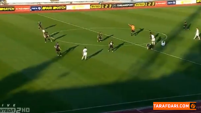 گل چیپ اللهیار صیادمنش به المپیک دونتسک (المپیک دونتسک 2-1 زوریا)
