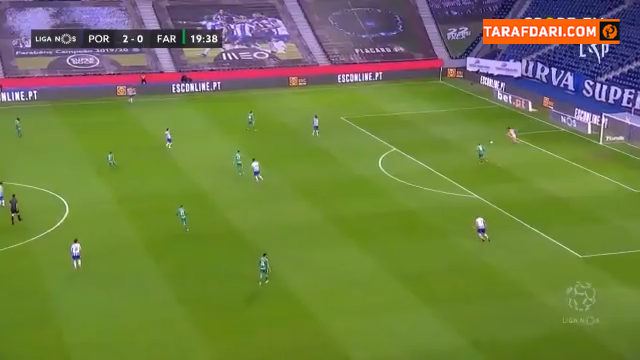 دومین پاس گل مهدی طارمی و گل لوئیز دیاز به فارنسی (پورتو 3-0 فارنسی)