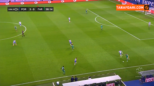 گل دوم مهدی طارمی به فارنسی (پورتو 4-0 فارنسی)