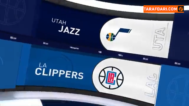 خلاصه بازی لس آنجلس کلیپرز 132-106 یوتا جاز (بسکتبال NBA - فصل 2020/21)
